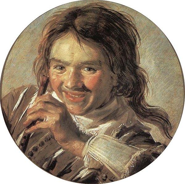 Frans Hals Boy holding a Flute oil painting image